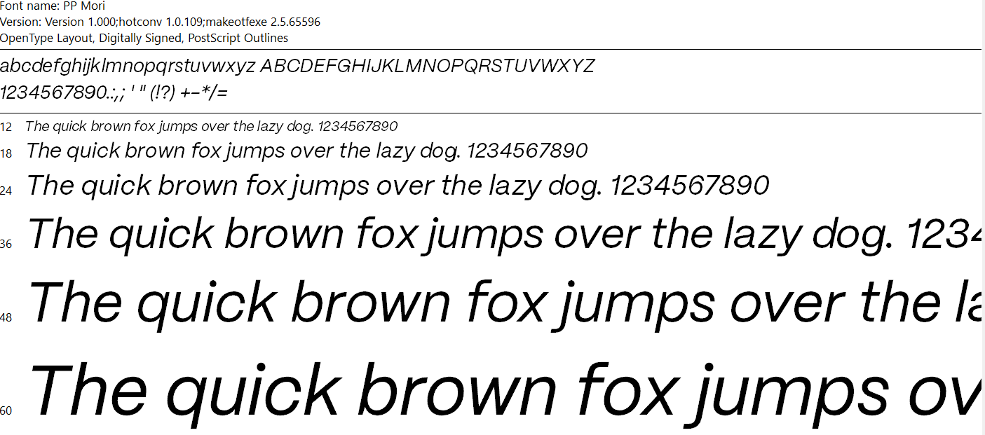 Font Collection